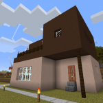 Minecraft　木材を使わない建築で立体感のある家づくりに挑戦